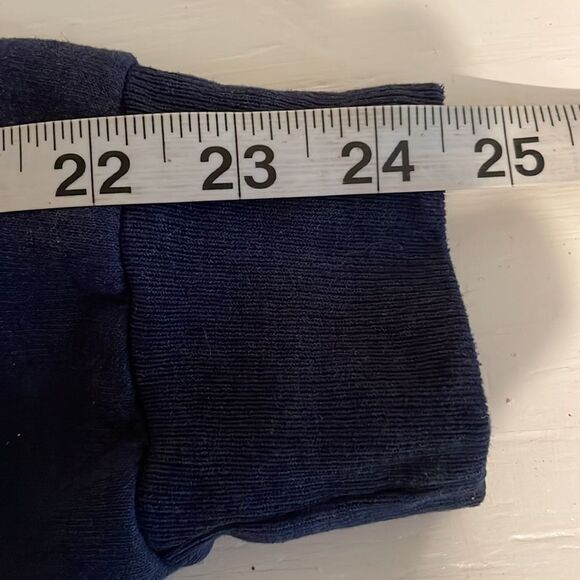 XL Jerzees blue long sleeve hooded pocketed full front zip fleece lined jacket - Picture 14 of 15